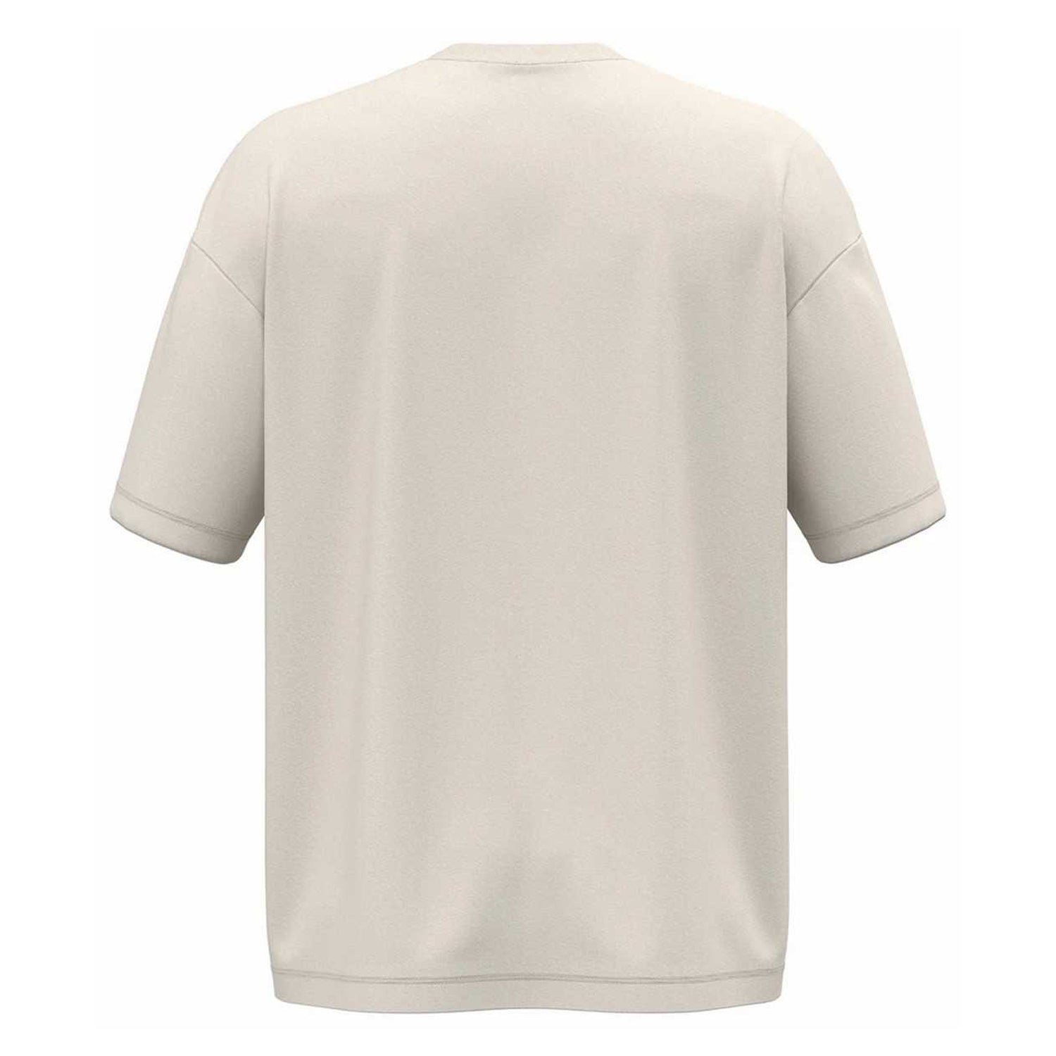 Ivory - Back - Native Spirit Mens Oversized T-Shirt