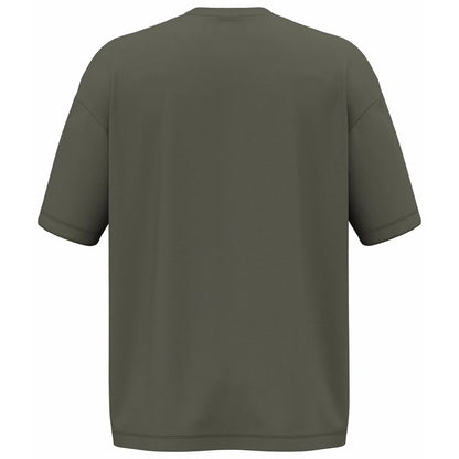 Organic Khaki - Back - Native Spirit Mens Oversized T-Shirt