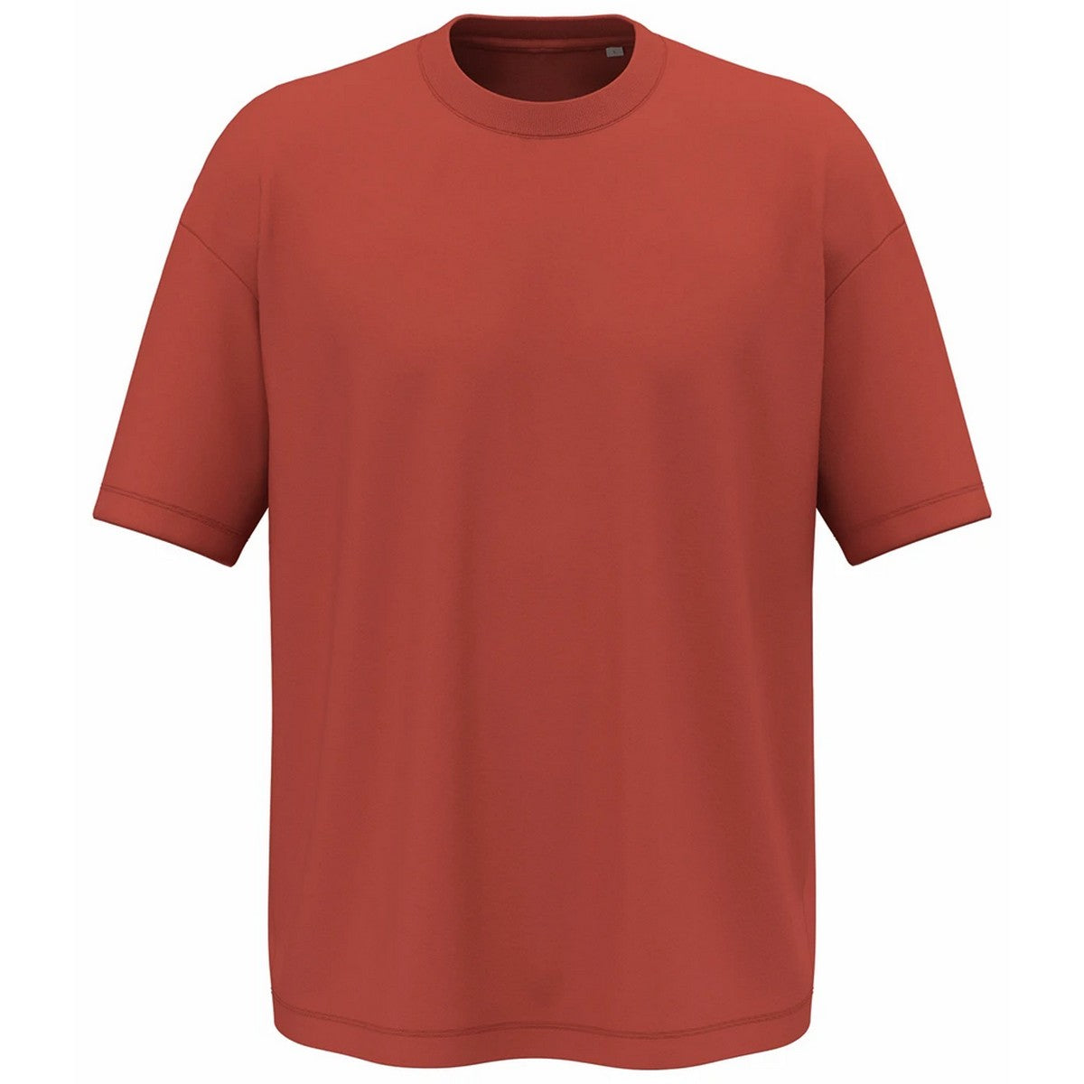 Paprika - Front - Native Spirit Mens Oversized T-Shirt