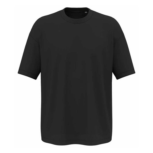 Black - Front - Native Spirit Mens Oversized T-Shirt