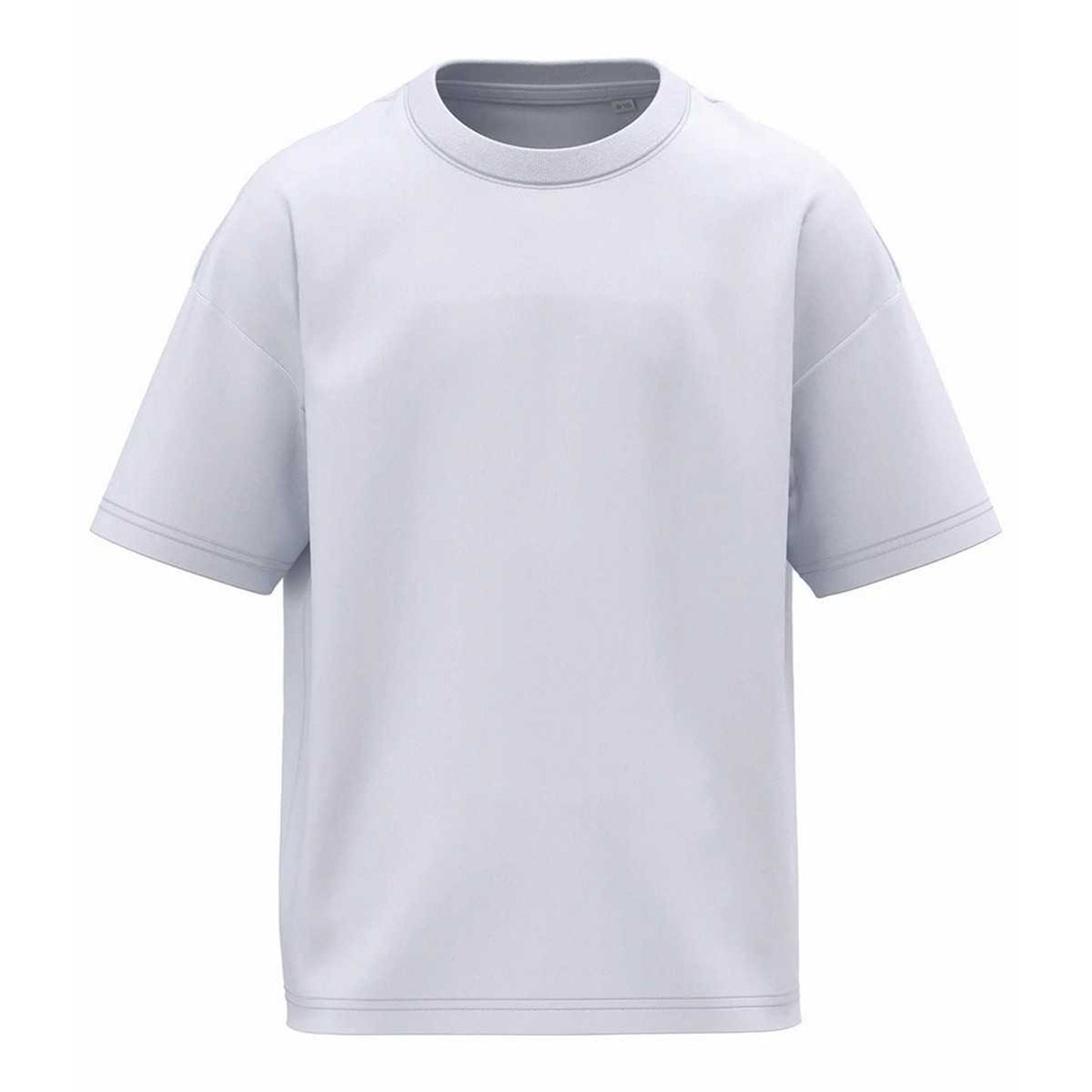 White - Front - Native Spirit Childrens-Kids Oversized T-Shirt