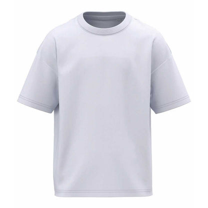 White - Front - Native Spirit Childrens-Kids Oversized T-Shirt
