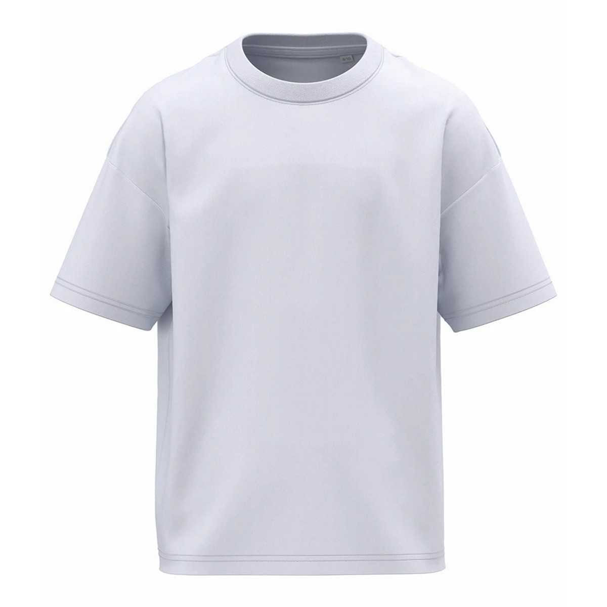 White - Front - Native Spirit Childrens-Kids Oversized T-Shirt