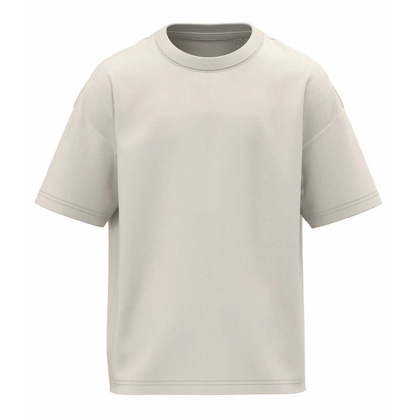 Ivory - Front - Native Spirit Childrens-Kids Oversized T-Shirt