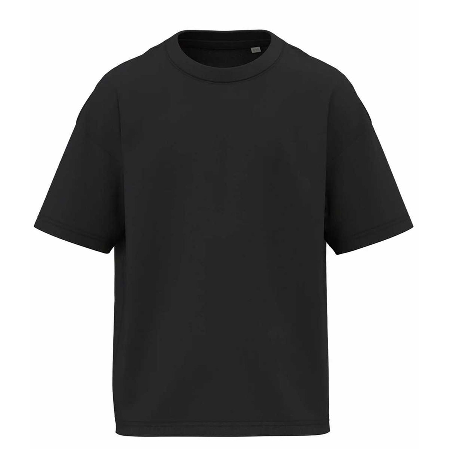 Black - Front - Native Spirit Childrens-Kids Oversized T-Shirt