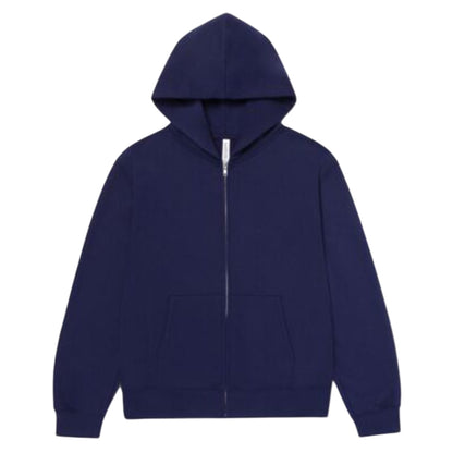 Navy - Front - Bella + Canvas Unisex Adult Heavyweight Heavy Full Zip Hoodie