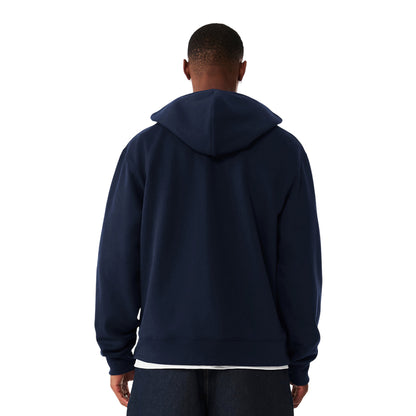 Navy - Back - Bella + Canvas Unisex Adult Heavyweight Heavy Full Zip Hoodie
