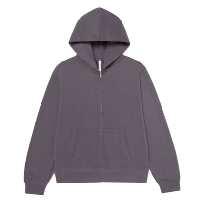 Asphalt - Front - Bella + Canvas Unisex Adult Heavyweight Heavy Full Zip Hoodie
