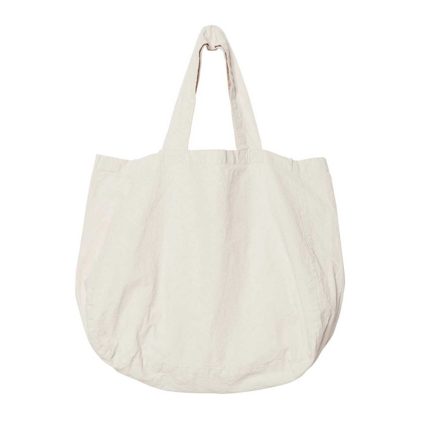 Ivory - Front - Spasso Linen Shopper Bag