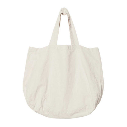 Ivory - Front - Spasso Linen Shopper Bag