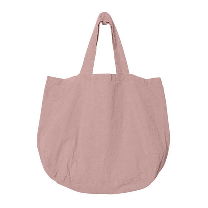 Petal Rose - Front - Spasso Linen Shopper Bag