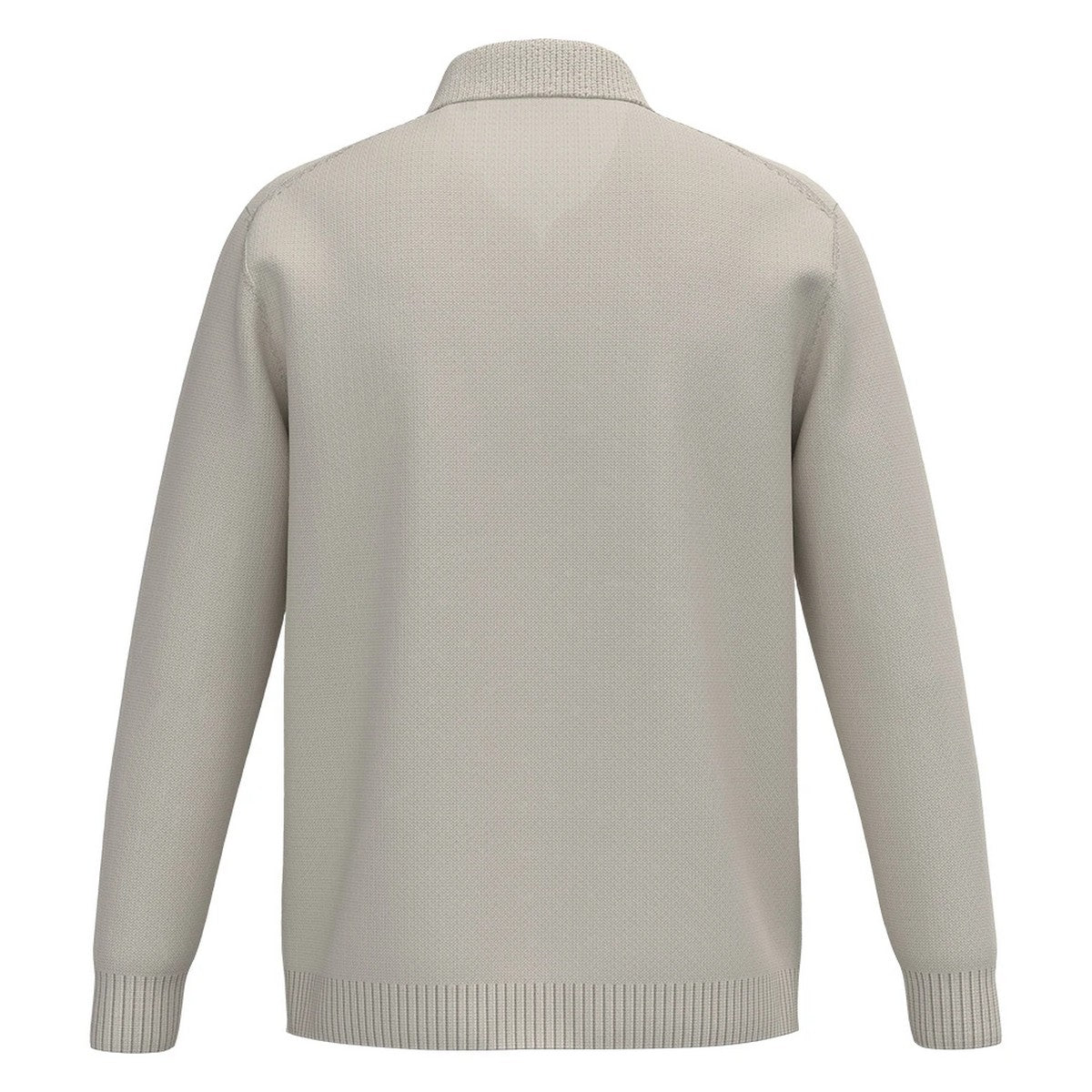 Ivory - Back - Spasso Mens Polo Neck Jumper