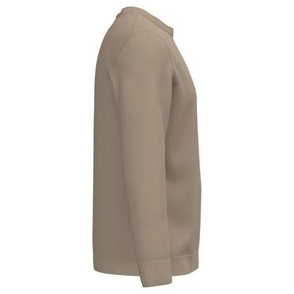 Wet Sand - Side - Spasso Mens Round Neck Jumper