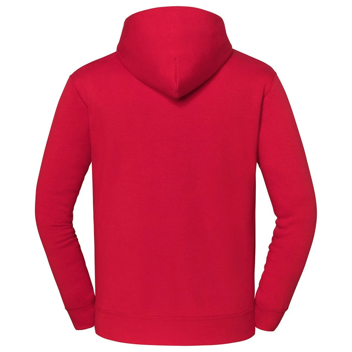 Red - Back - Fruit of the Loom Unisex Adult Iconic Premium Hooded Sweatshirt