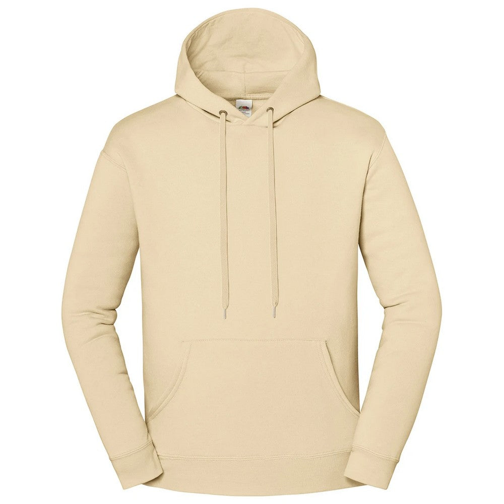 Desert Sand - Front - Fruit of the Loom Unisex Adult Iconic Premium Hooded Sweatshirt