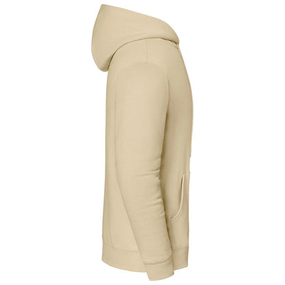Desert Sand - Side - Fruit of the Loom Unisex Adult Iconic Premium Hooded Sweatshirt