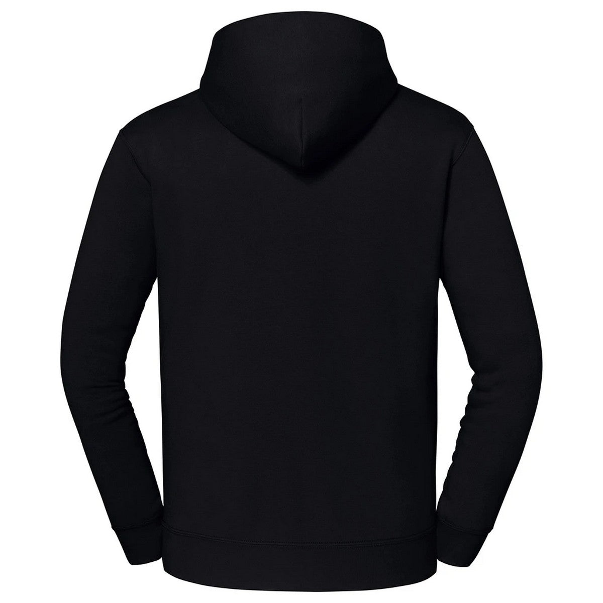 Black - Back - Fruit of the Loom Unisex Adult Iconic Premium Hooded Sweatshirt
