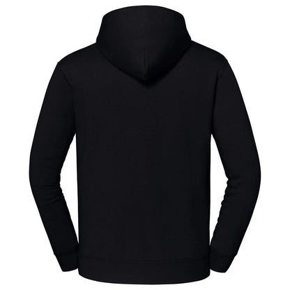 Black - Back - Fruit of the Loom Unisex Adult Iconic Premium Hooded Sweatshirt