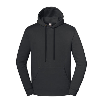 Light Graphite - Front - Fruit of the Loom Unisex Adult Iconic Premium Hooded Sweatshirt