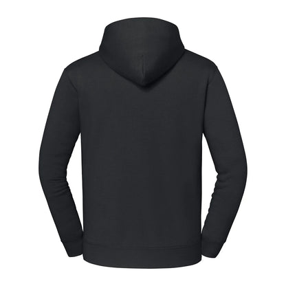 Light Graphite - Back - Fruit of the Loom Unisex Adult Iconic Premium Hooded Sweatshirt