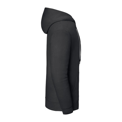 Light Graphite - Side - Fruit of the Loom Unisex Adult Iconic Premium Hooded Sweatshirt