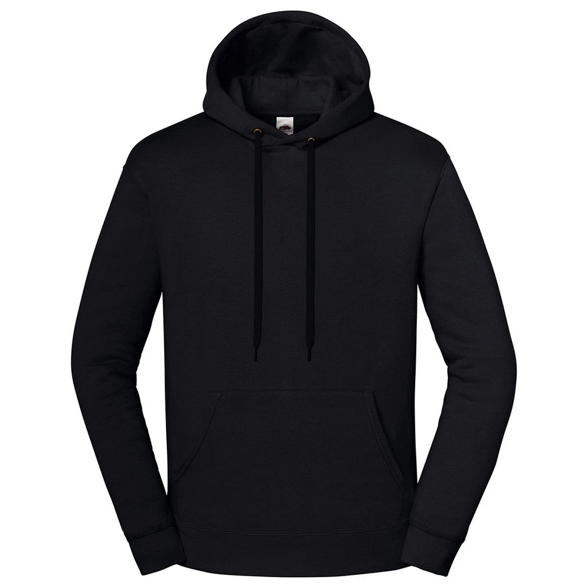 Black - Front - Fruit of the Loom Unisex Adult Iconic Premium Hooded Sweatshirt
