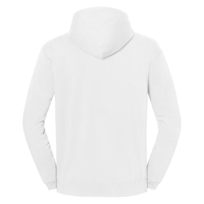 White - Back - Fruit of the Loom Mens Iconic Premium Hooded Sweat Jacket