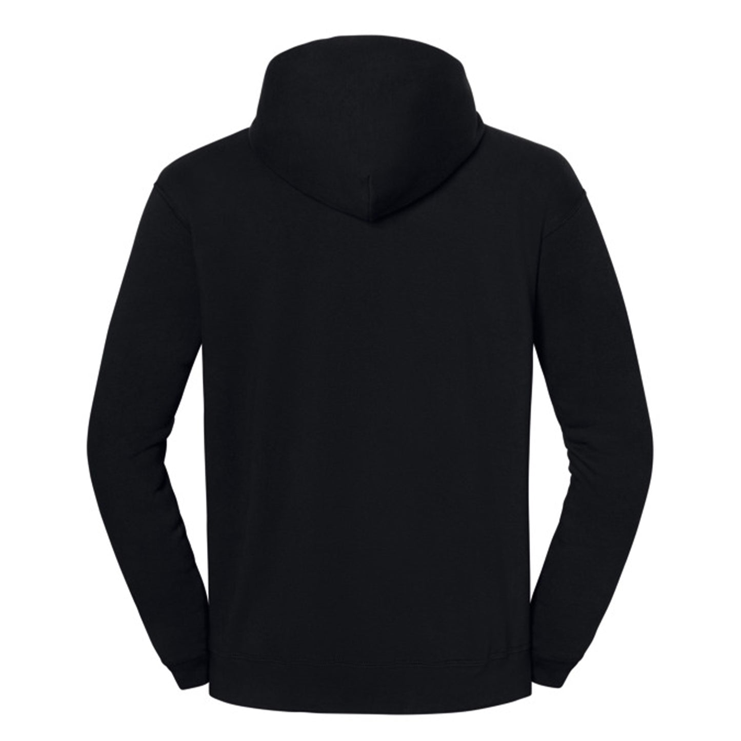 Black - Back - Fruit of the Loom Mens Iconic Premium Hooded Sweat Jacket