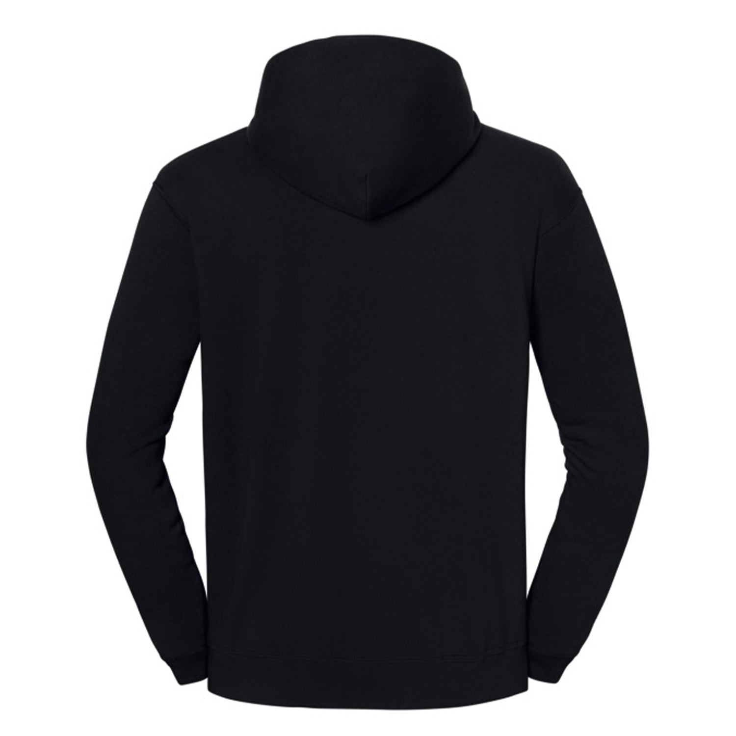 Black - Back - Fruit of the Loom Mens Iconic Premium Hooded Sweat Jacket