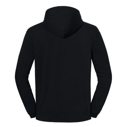 Black - Back - Fruit of the Loom Mens Iconic Premium Hooded Sweat Jacket