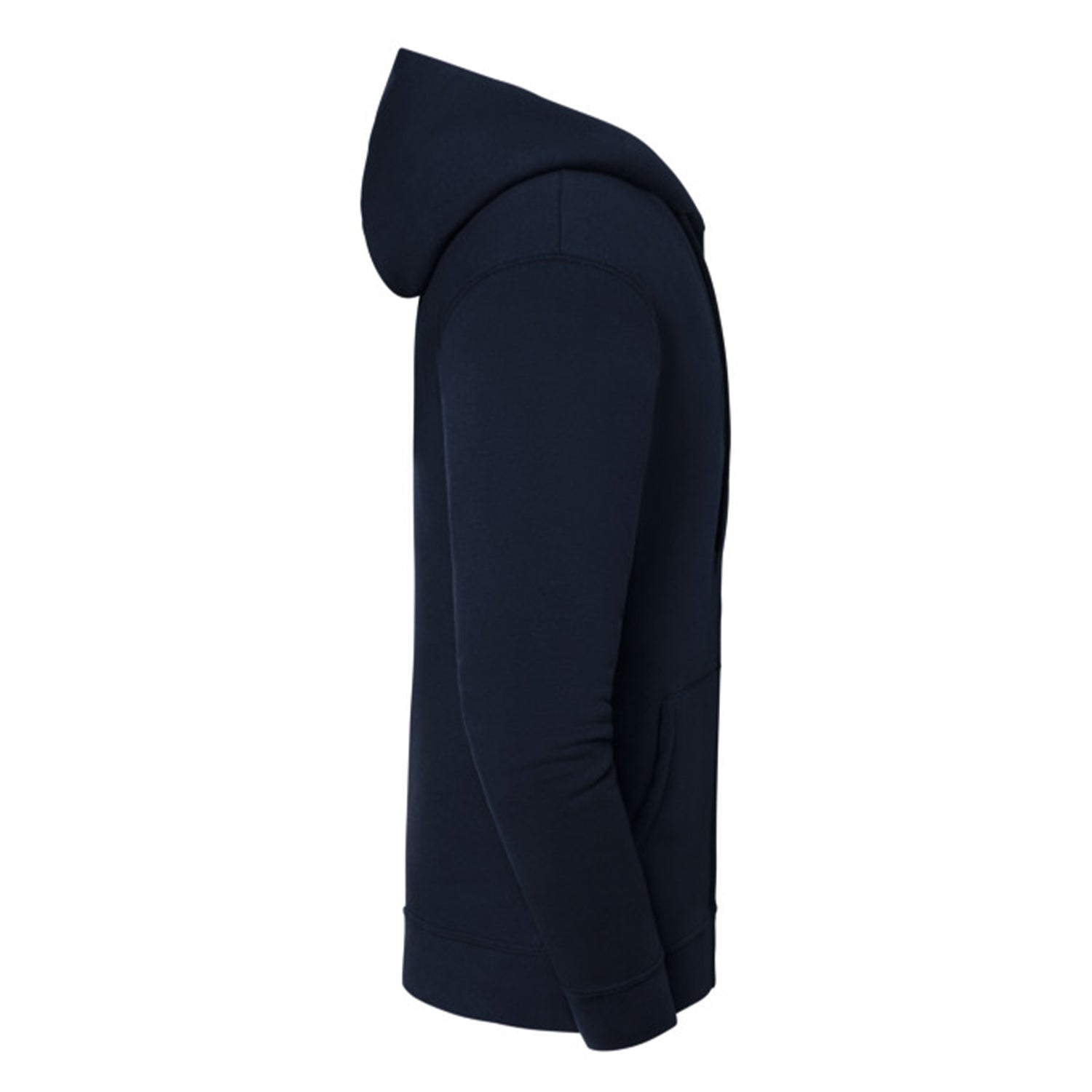 Deep Navy - Side - Fruit of the Loom Mens Iconic Premium Hooded Sweat Jacket