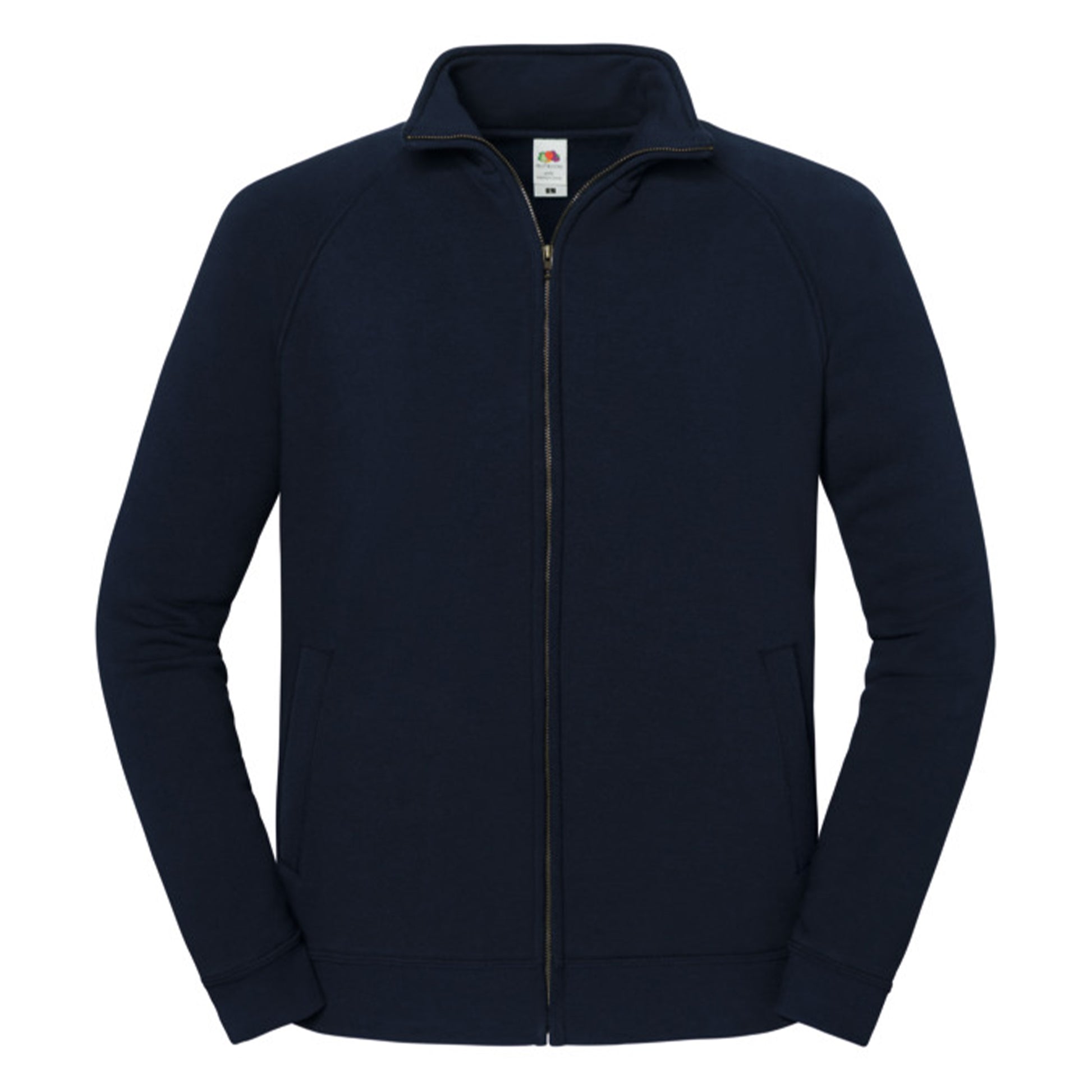 Deep Navy - Front - Fruit of the Loom Mens Iconic Premium Sweat Jacket