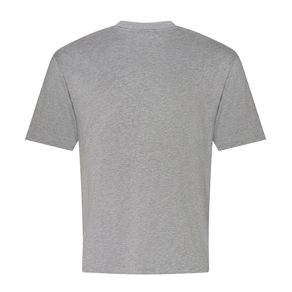 Heather Grey - Back - Awdis Mens Heavyweight Boxy T-Shirt