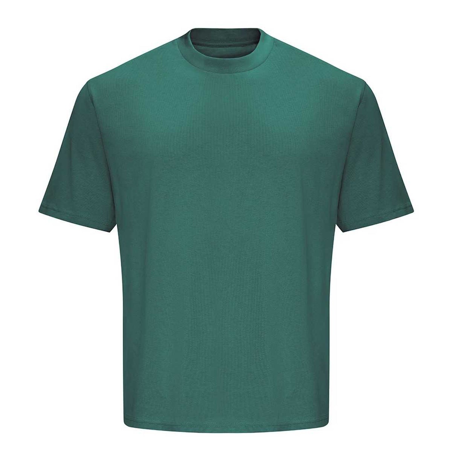 Moss Green - Front - Awdis Mens Heavyweight Boxy T-Shirt