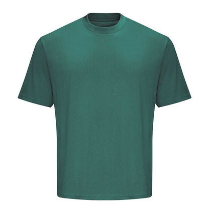Moss Green - Front - Awdis Mens Heavyweight Boxy T-Shirt