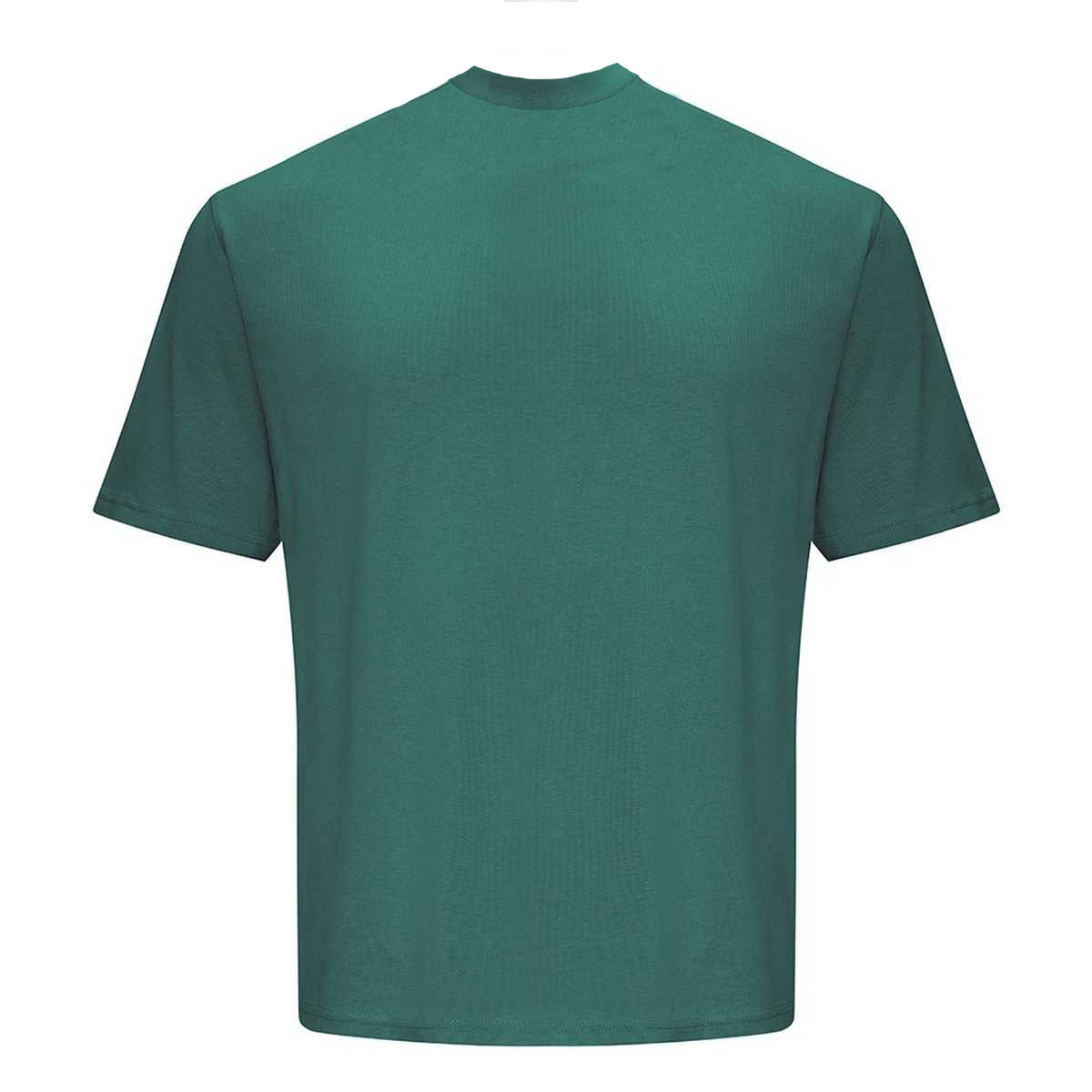 Moss Green - Back - Awdis Mens Heavyweight Boxy T-Shirt
