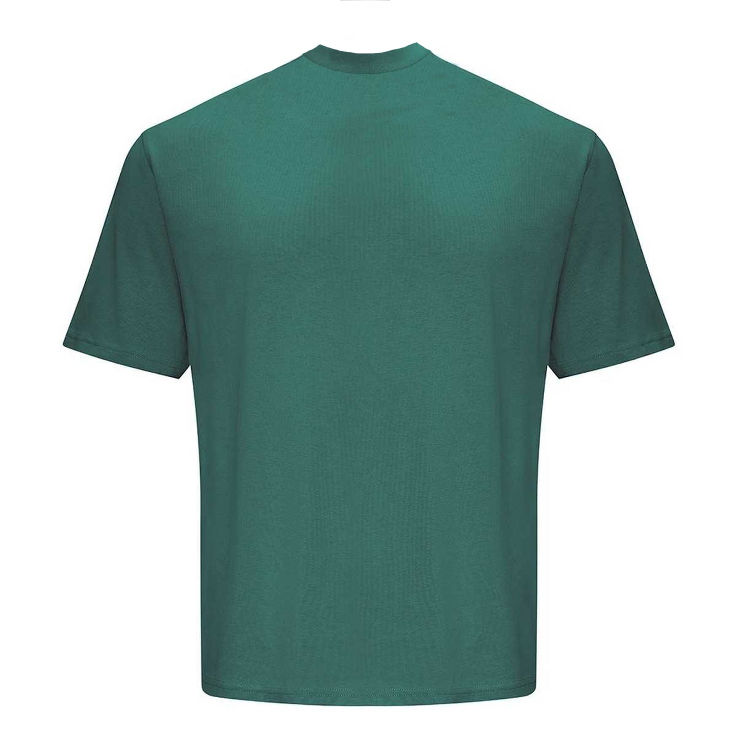 Moss Green - Back - Awdis Mens Heavyweight Boxy T-Shirt
