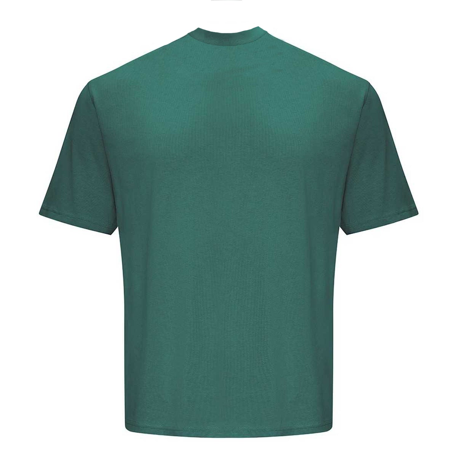 Moss Green - Back - Awdis Mens Heavyweight Boxy T-Shirt