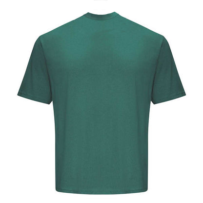 Moss Green - Back - Awdis Mens Heavyweight Boxy T-Shirt