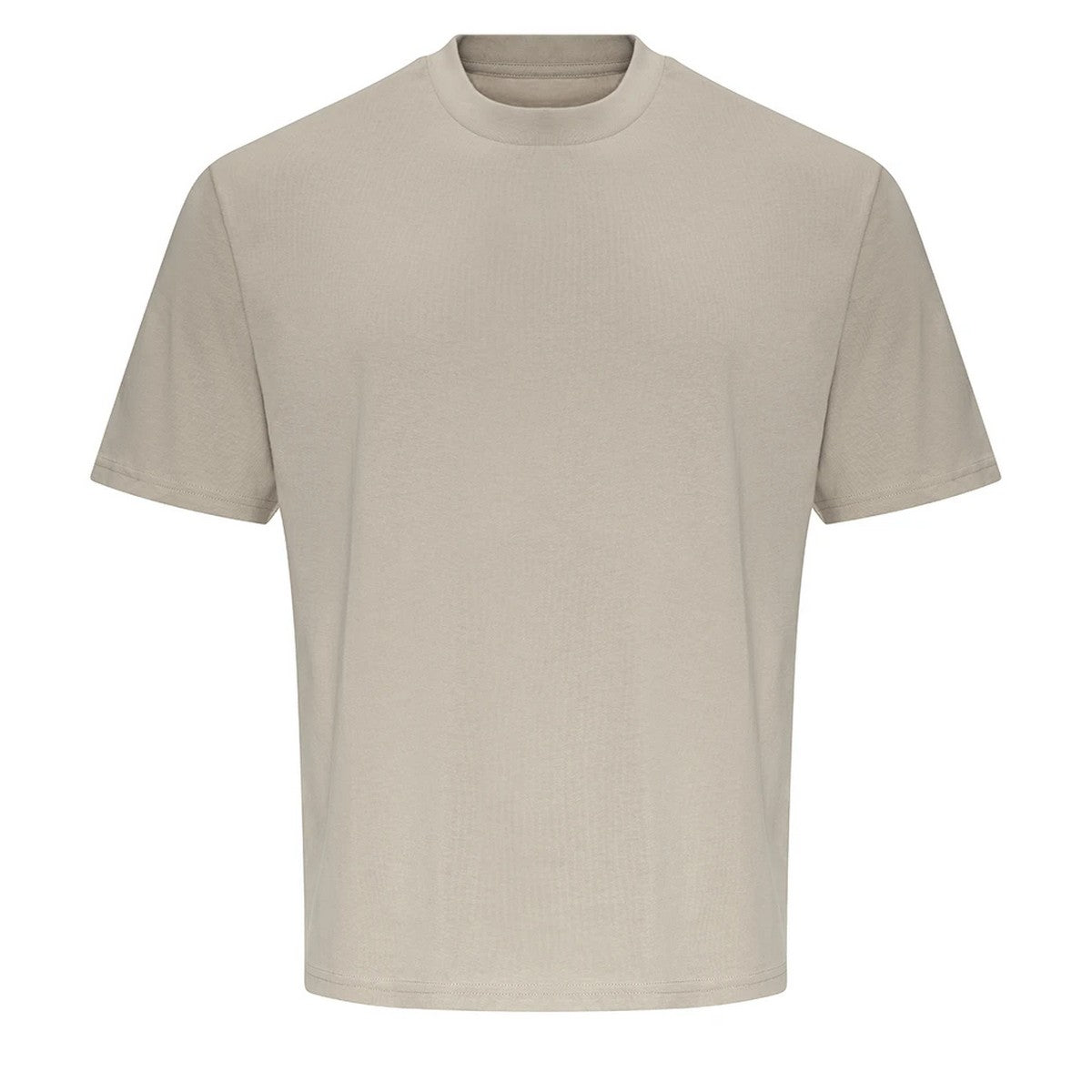 Natural Stone - Front - Awdis Mens Heavyweight Boxy T-Shirt