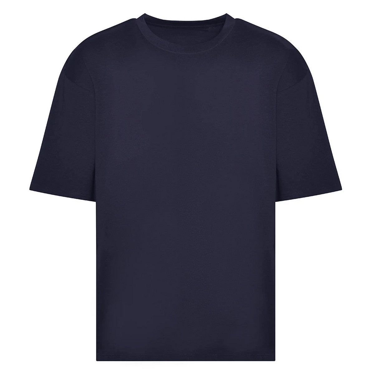 New French Navy - Front - Awdis Mens Heavyweight Boxy T-Shirt