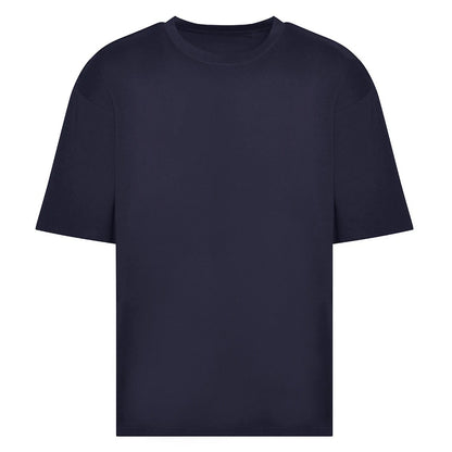 New French Navy - Front - Awdis Mens Heavyweight Boxy T-Shirt