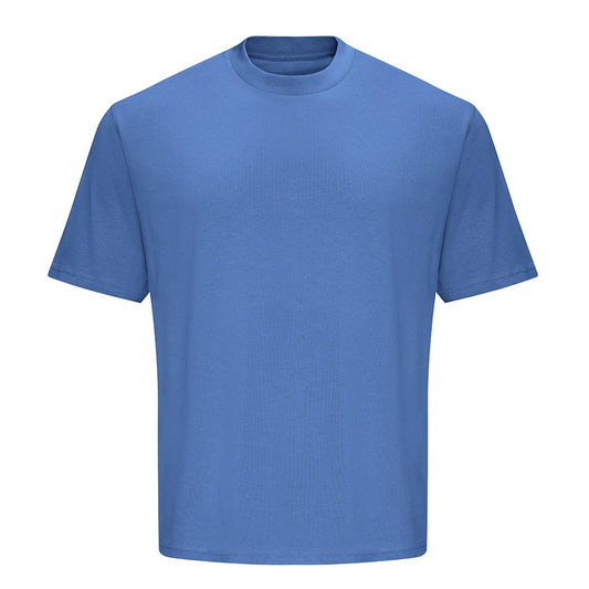Atlantic Blue - Front - Awdis Mens Heavyweight Boxy T-Shirt