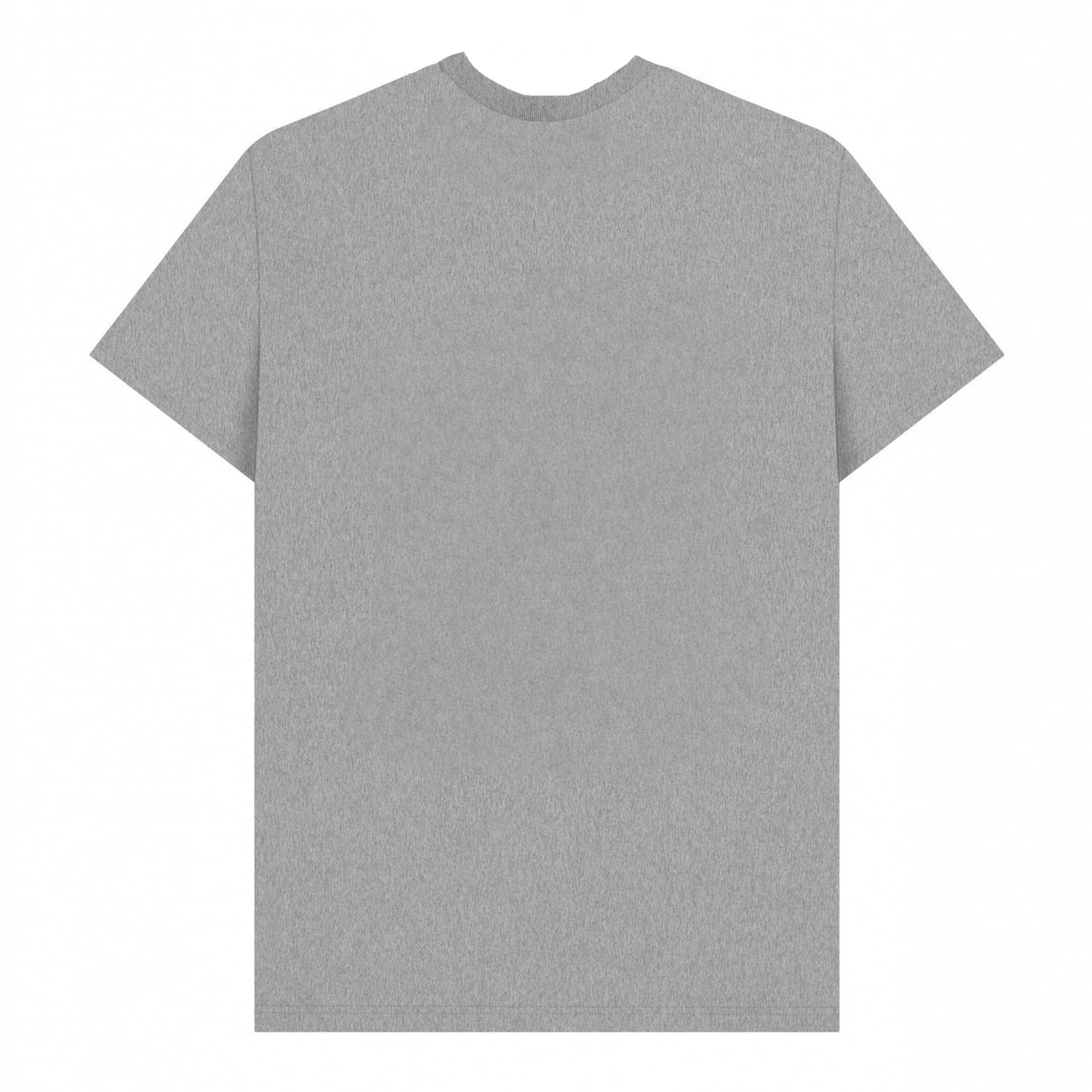 Heather Grey - Back - Awdis Mens Heather Heavyweight Boxy T-Shirt