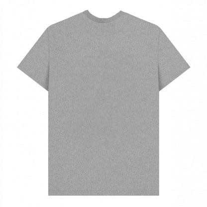 Heather Grey - Back - Awdis Mens Heather Heavyweight Boxy T-Shirt