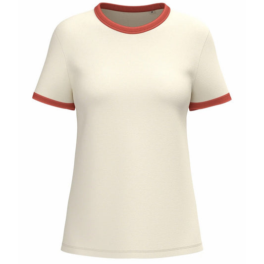 Ivory-Washed Paprika - Front - Native Spirit Womens-Ladies T-Shirt