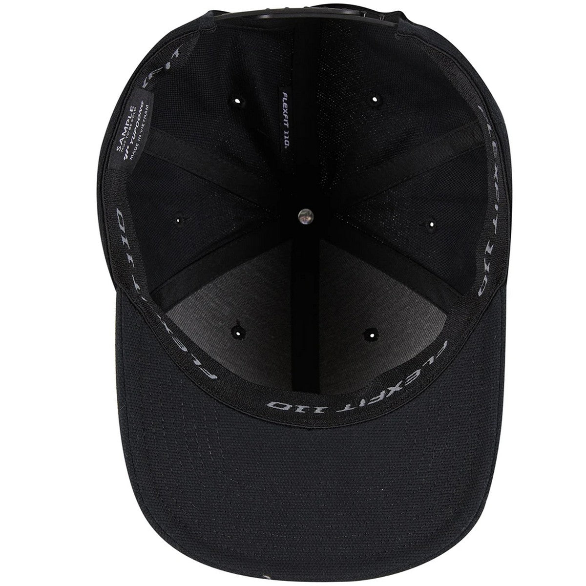 Black - Lifestyle - Flexfit 110 Curved Peak Snapback Cap
