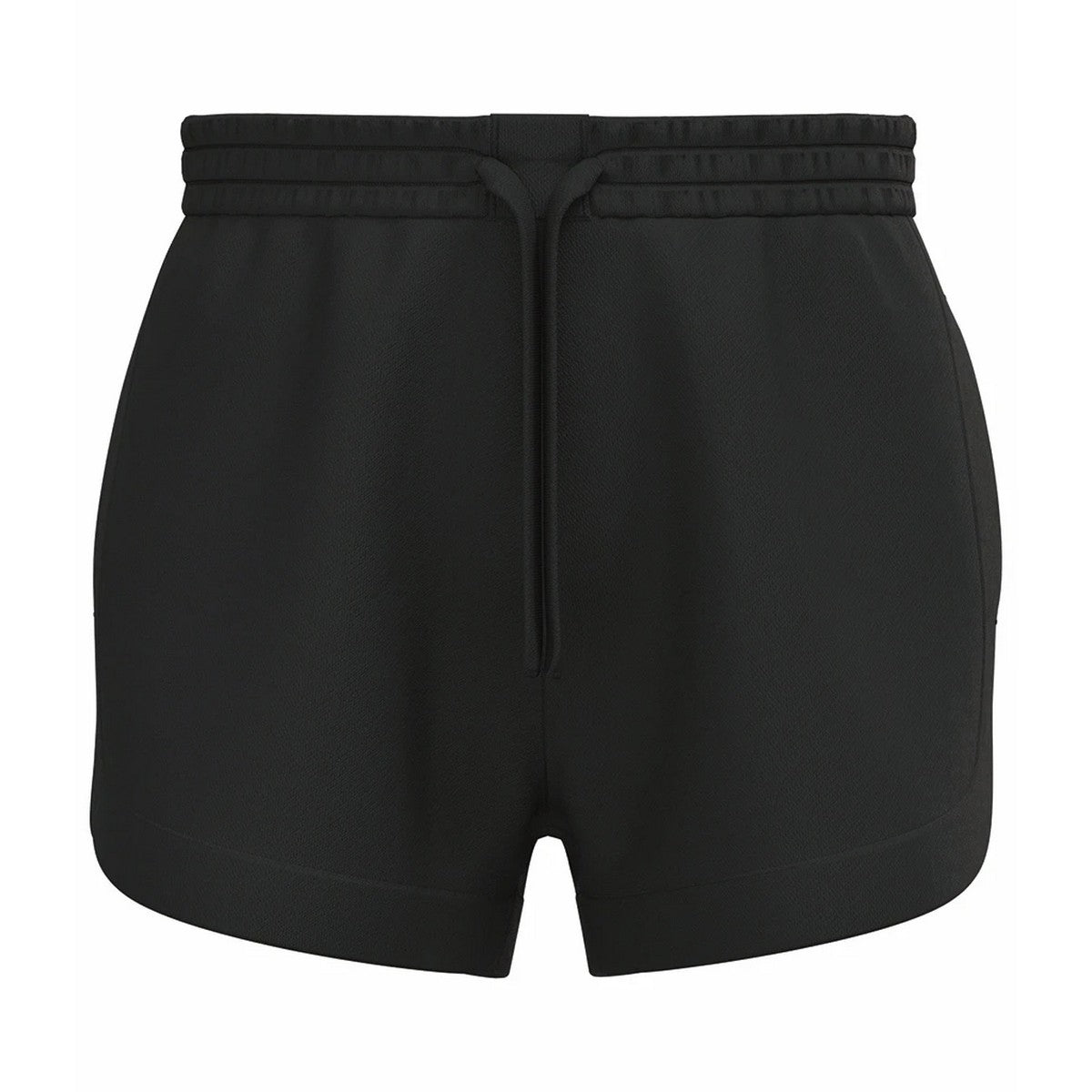 Black - Front - Native Spirit Womens-Ladies French Terry Shorts