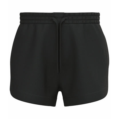 Black - Front - Native Spirit Womens-Ladies French Terry Shorts
