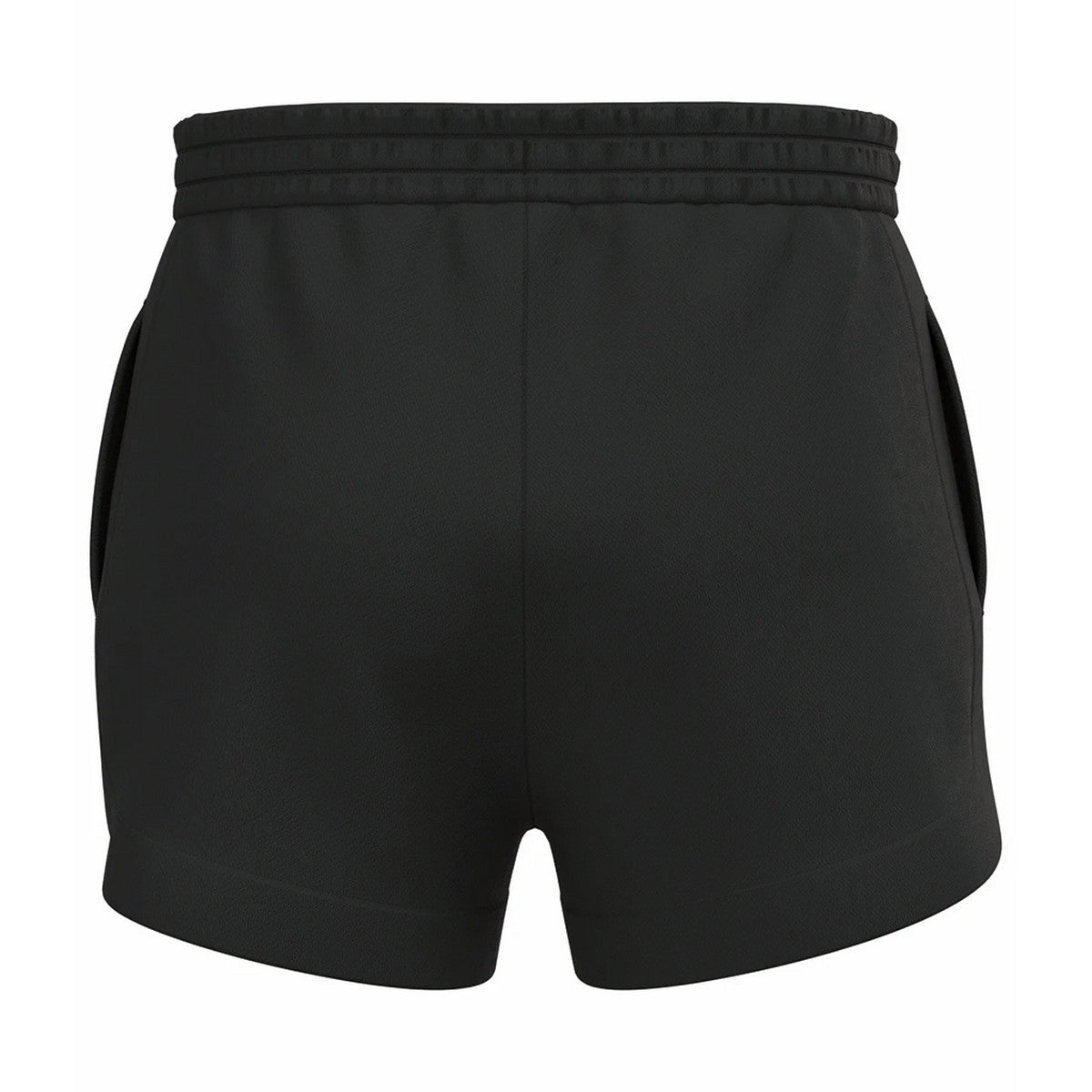 Black - Back - Native Spirit Womens-Ladies French Terry Shorts